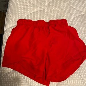 Athletic women’s shorts. Lightly used, size 4. Inner lining for jogging